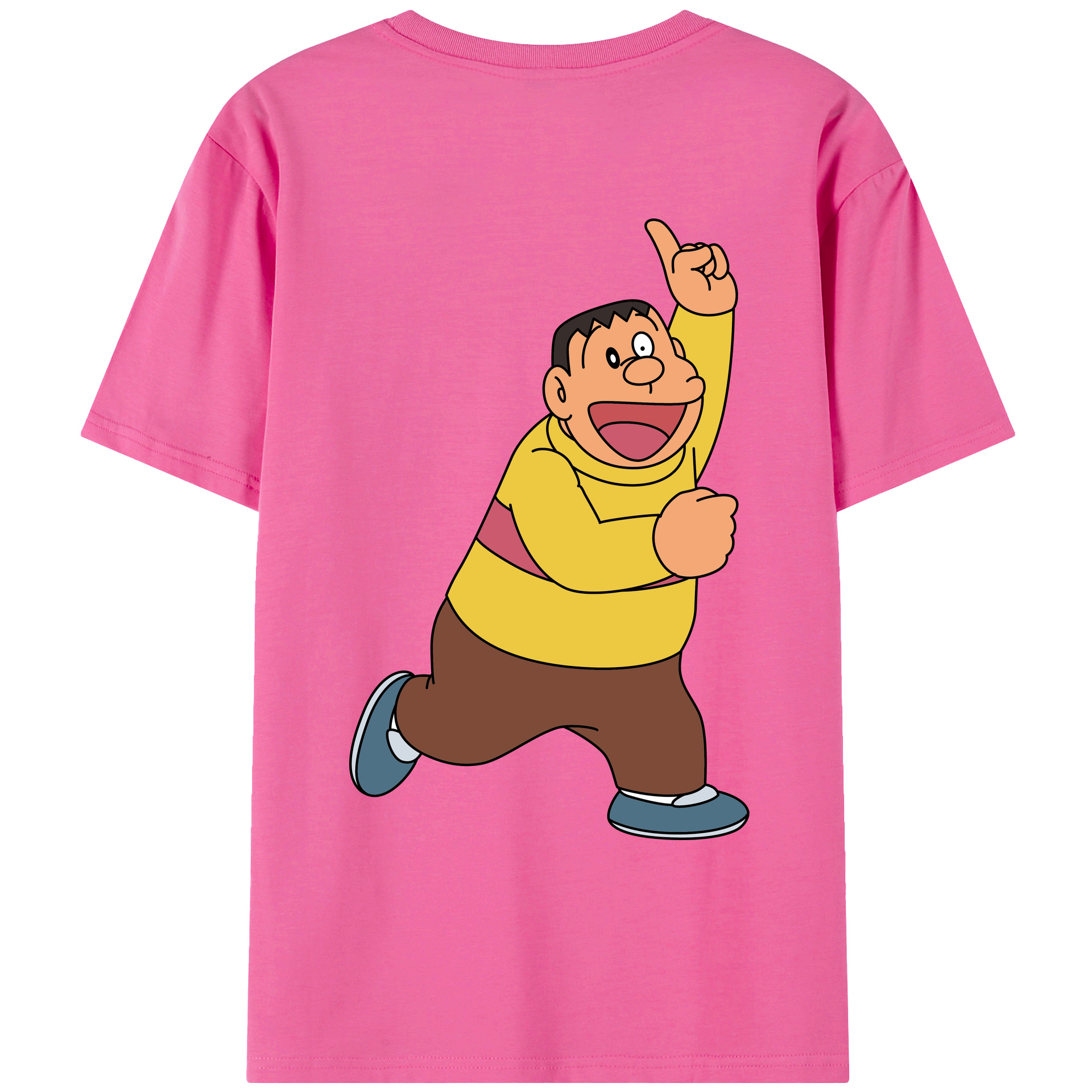 （画像用） ドラえもん 剛田武 Doraemon Gouta Takeshi レディース半袖Tシャツ(バックプリント)